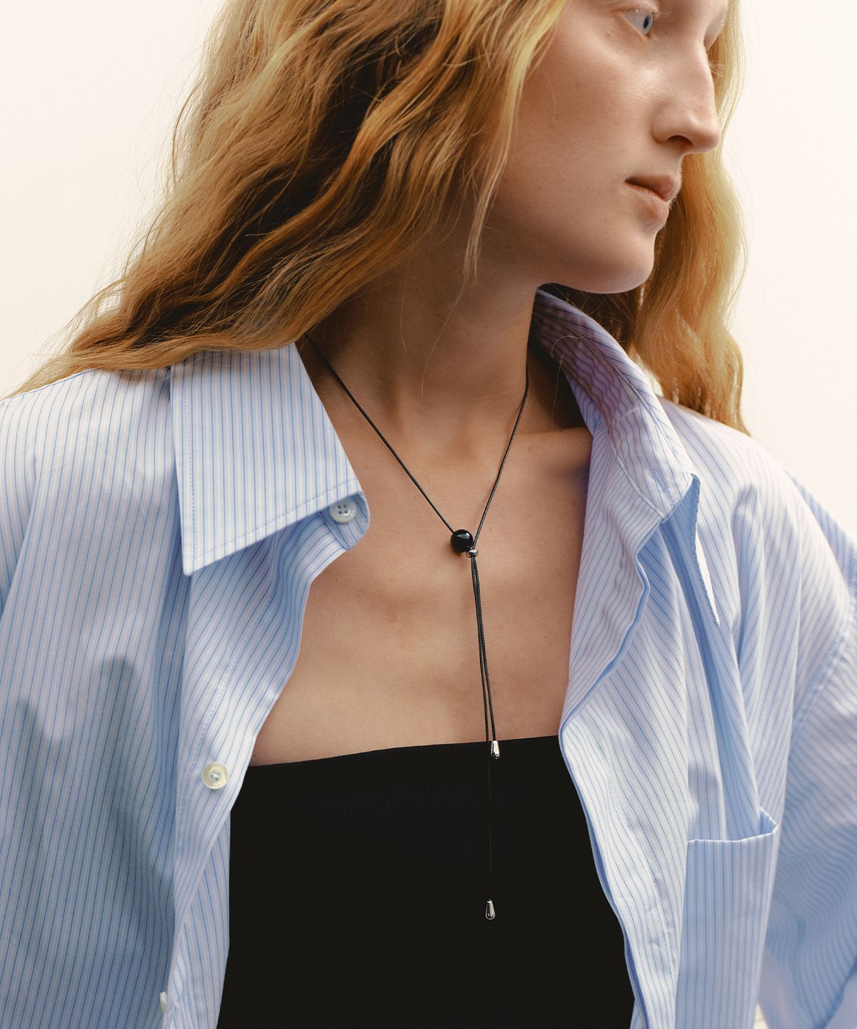 태서울(TAESEOUL) Tide ball necklace (Black)