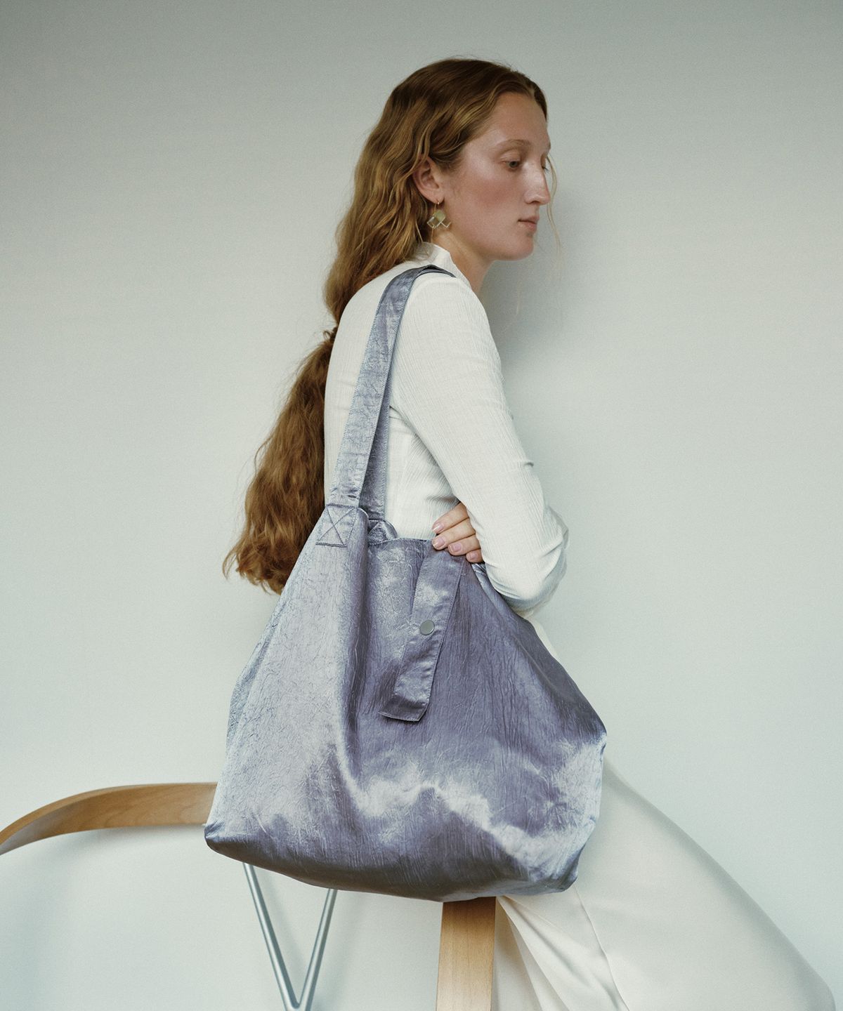 태서울(TAESEOUL) Leaf lounge bag (Lavender)