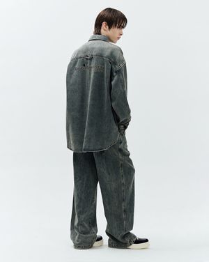 셈블런스 텐셀 데님 셔츠 베이지 ZH5SH804BE