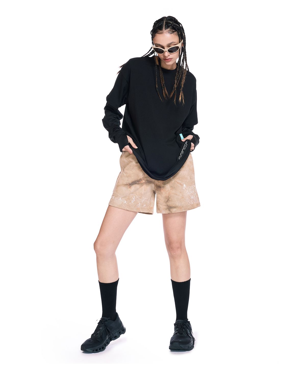 어고우(AGOW) 패밀리 코튼 팬츠 브라운