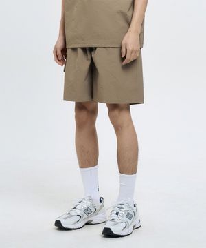 시어서커 베이직 쇼츠 다크베이지