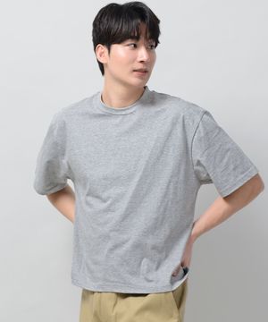 코튼 크롭 티셔츠 [M/GRAY]