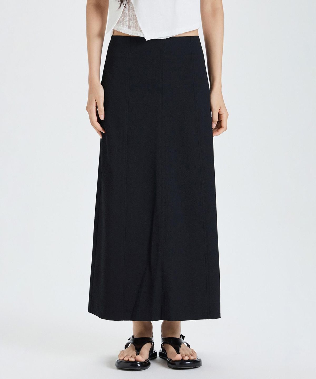 미쏘(MIXXO) A라인 롱 스커트_MIWWHF704G