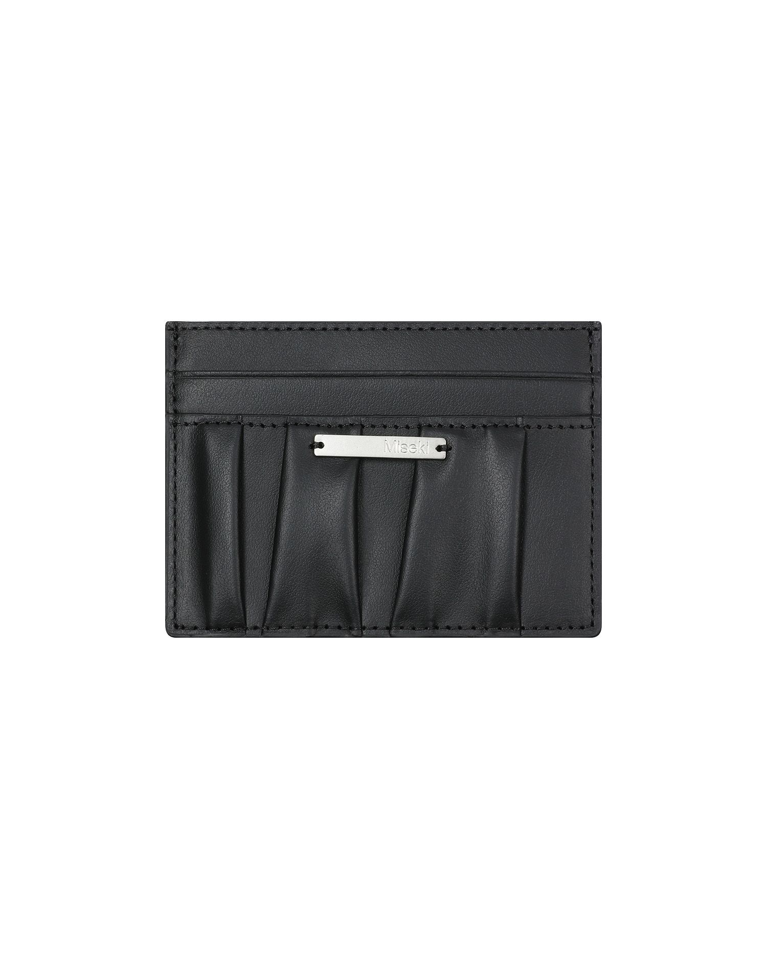★ MISEKI SEOUL★ Pleats card holder GREY MSK253AC01GR MUSINSA | MISEKI SEOUL Pleats card holder GREY