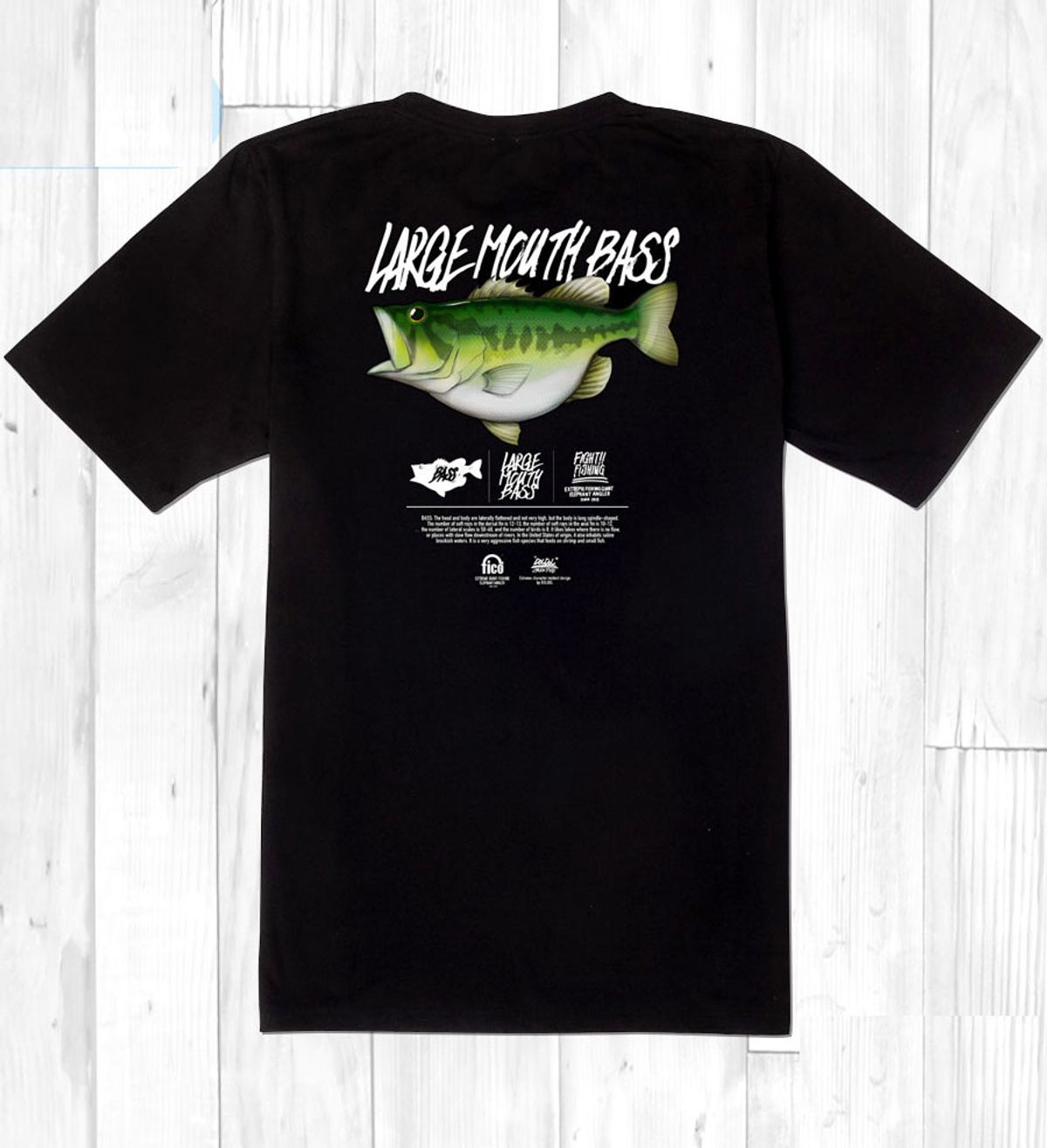 돌돌(DOLDOL) FICO-tshirts-AEROCOOL-01 큰입 배스 피코앵글러 낚시 브랜드 에어로쿨 기능성 티셔츠 반팔티
