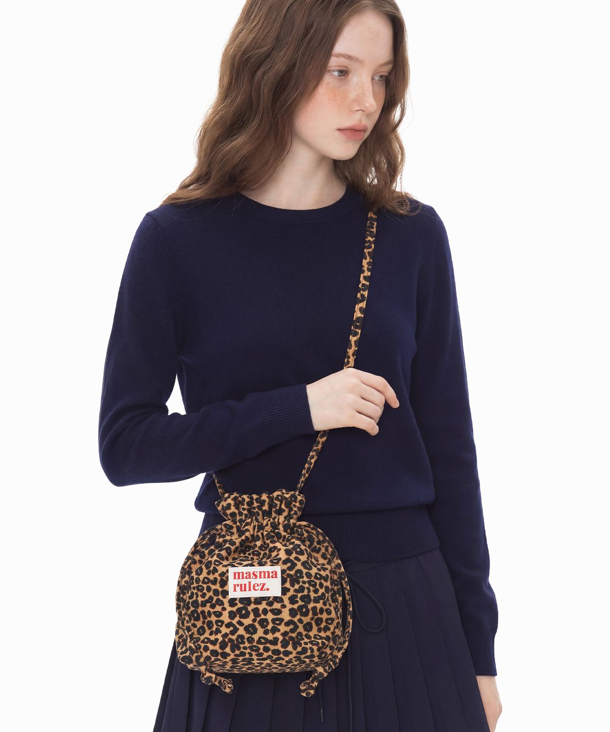 마스마룰즈(MASMARULEZ) String cross bag_Leopard