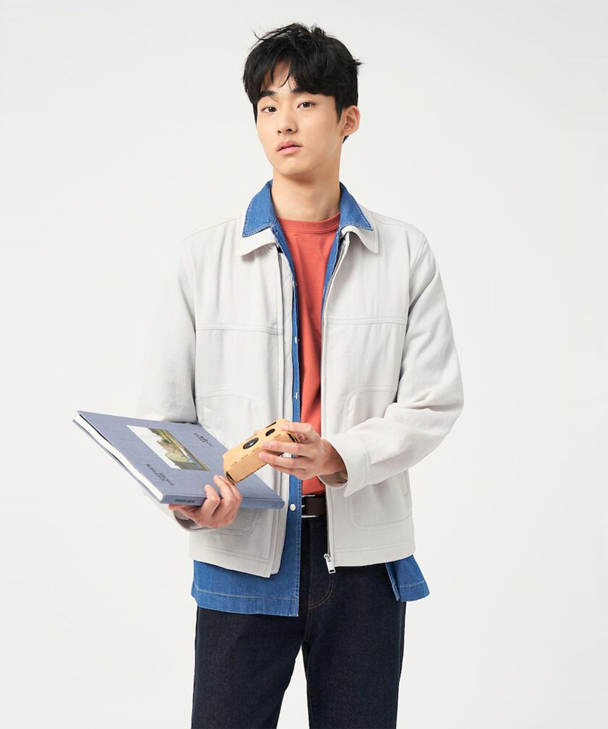 빈폴 멘(BEANPOLE MEN) 젠틀테크 카라 디터쳐블 아우터 - 아이보리