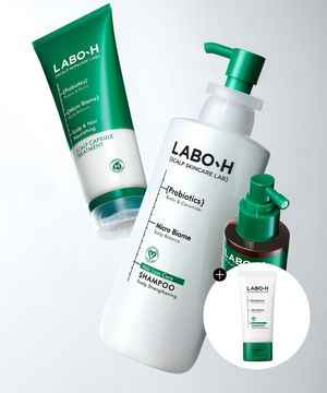 [증정] 두피강화 클리닉 3종 SET (샴푸 400ml+트리트먼트 220ml+앰플토닉 100ml)