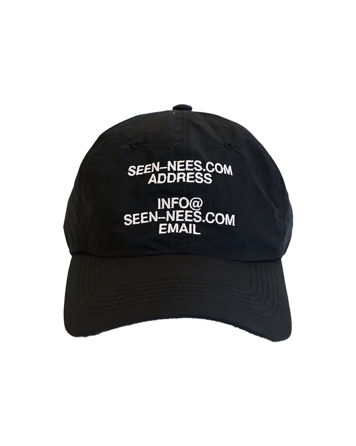 씬(SEEN) Contact LOGO CAP vol.2 (Black)