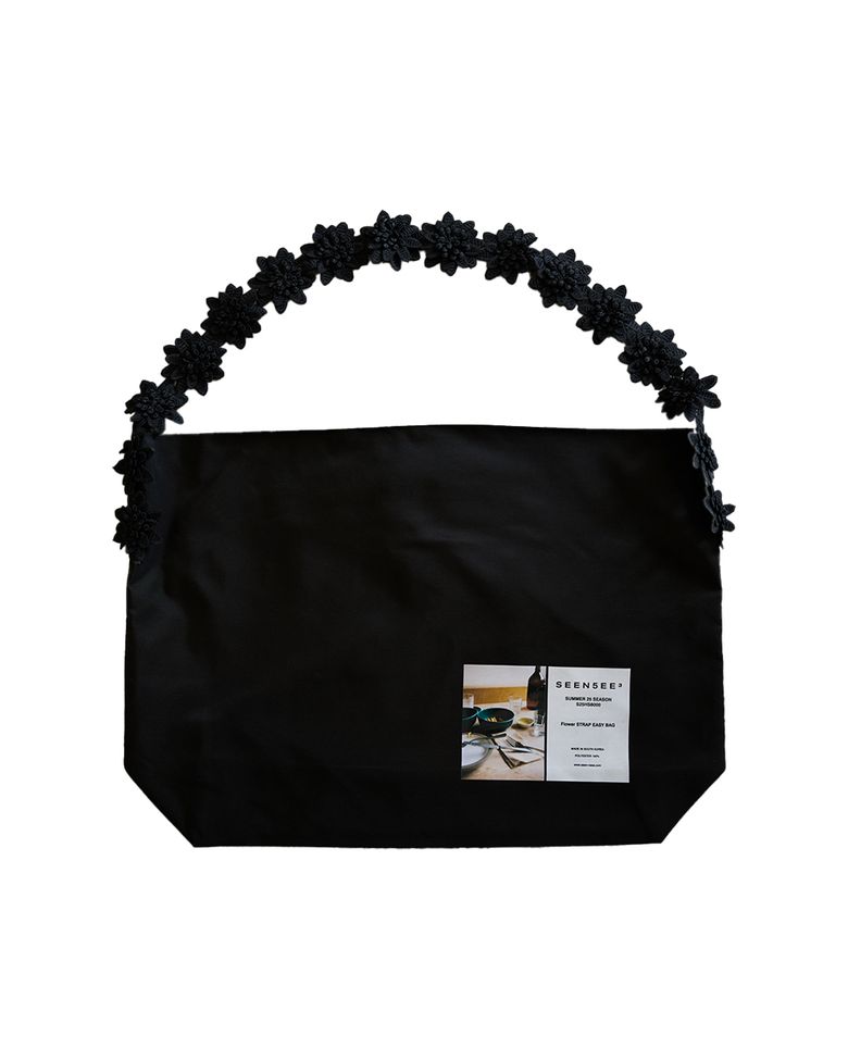 Flower STRAP EASY BAG (Black)