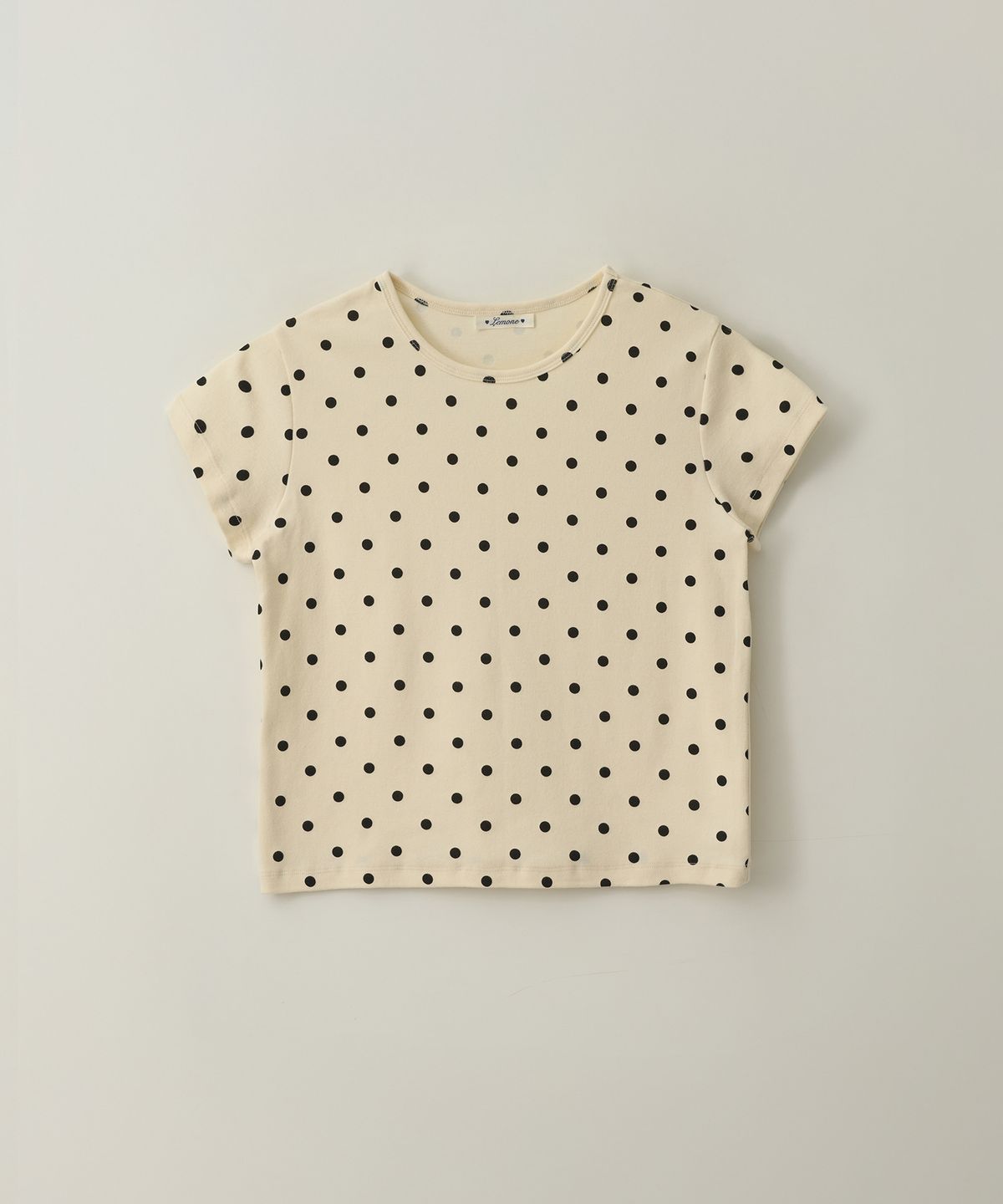 리모네(LEMONE) Dot T-shirt / Black