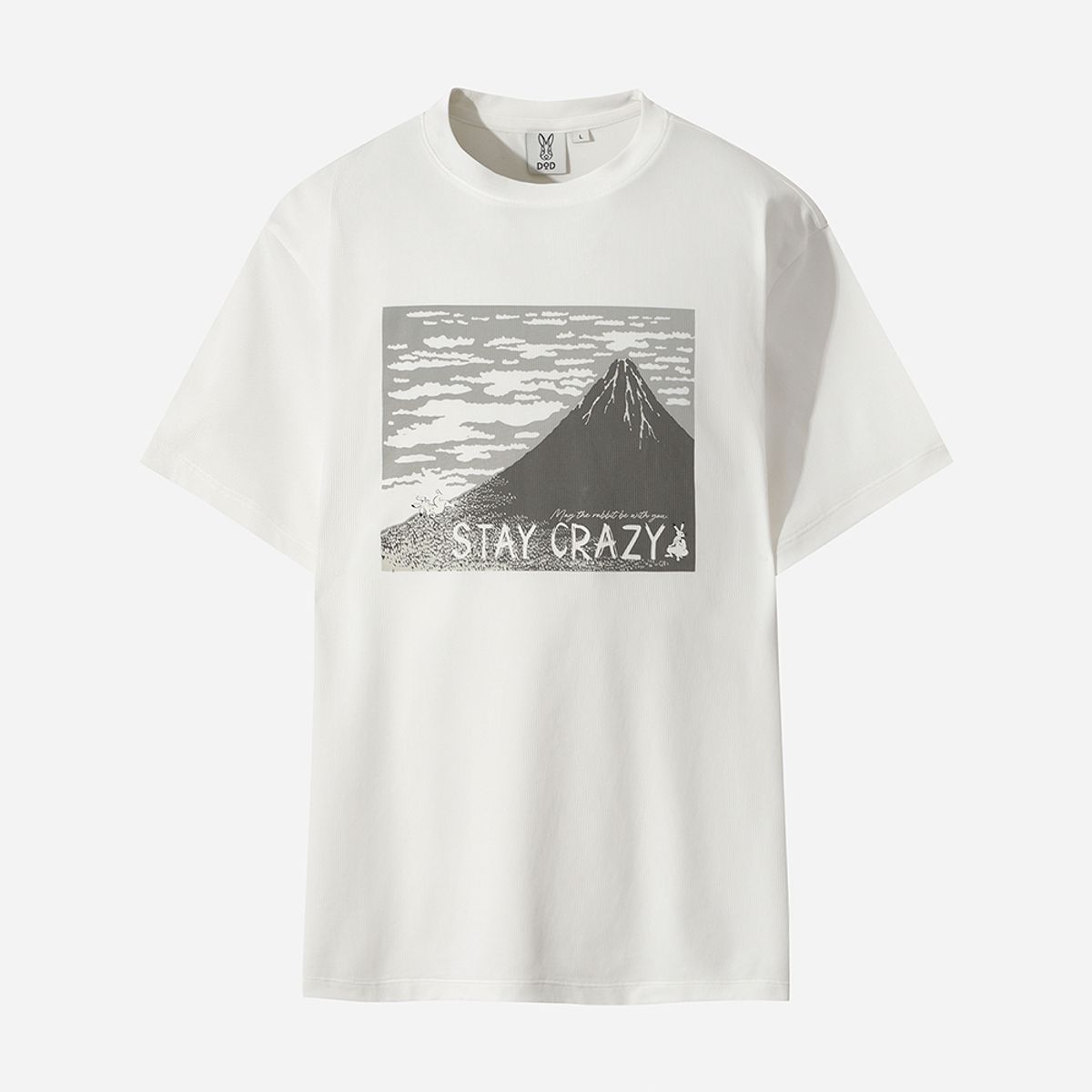 디오디(DOD) 에이드 마운틴 그래픽 반팔 티셔츠 남자(OFF WHITE 2)