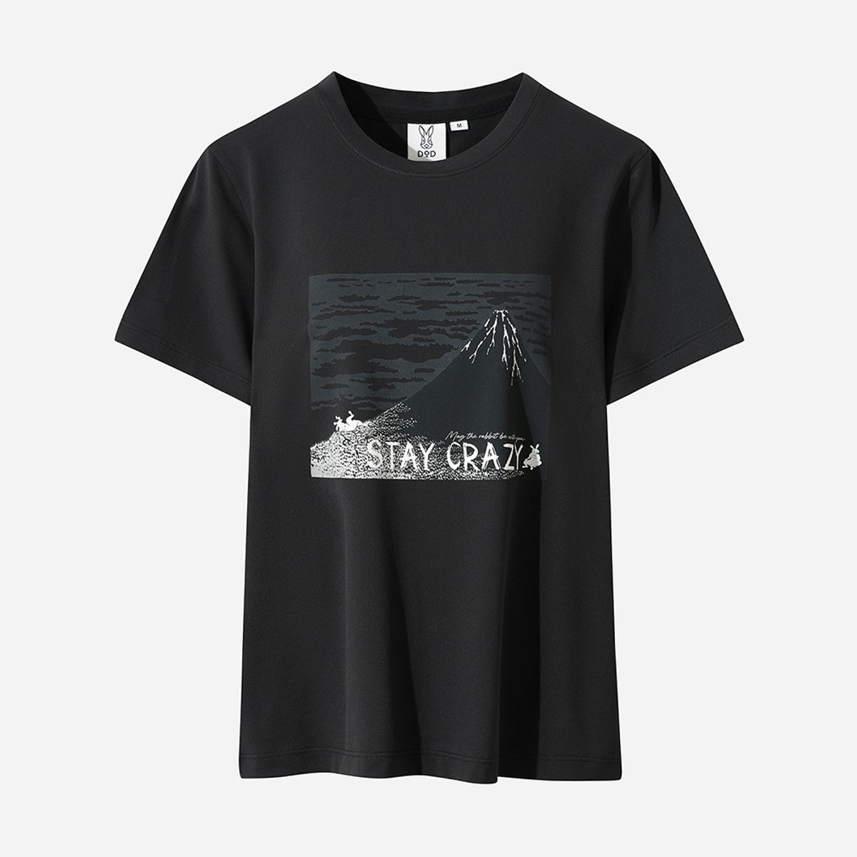 디오디(DOD) 에이드 마운틴 그래픽 반팔 티셔츠 여자(BLACK)