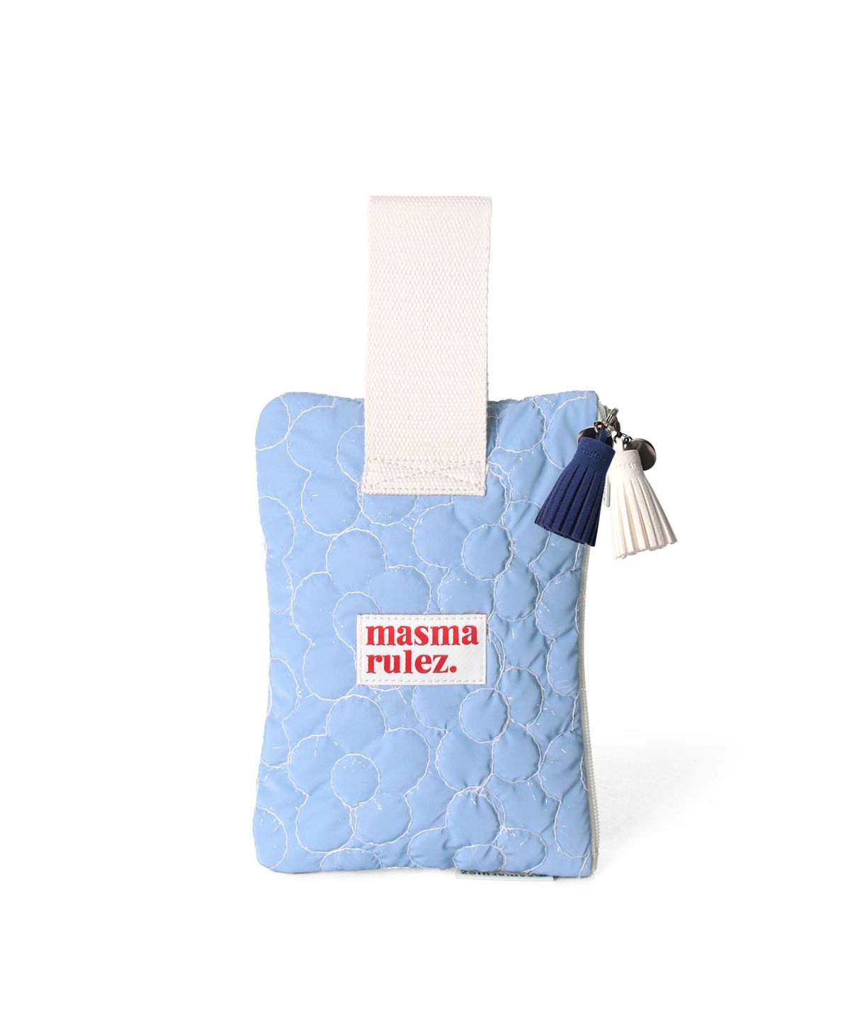 마스마룰즈(MASMARULEZ) Strap pouch_Shiny flower Blue