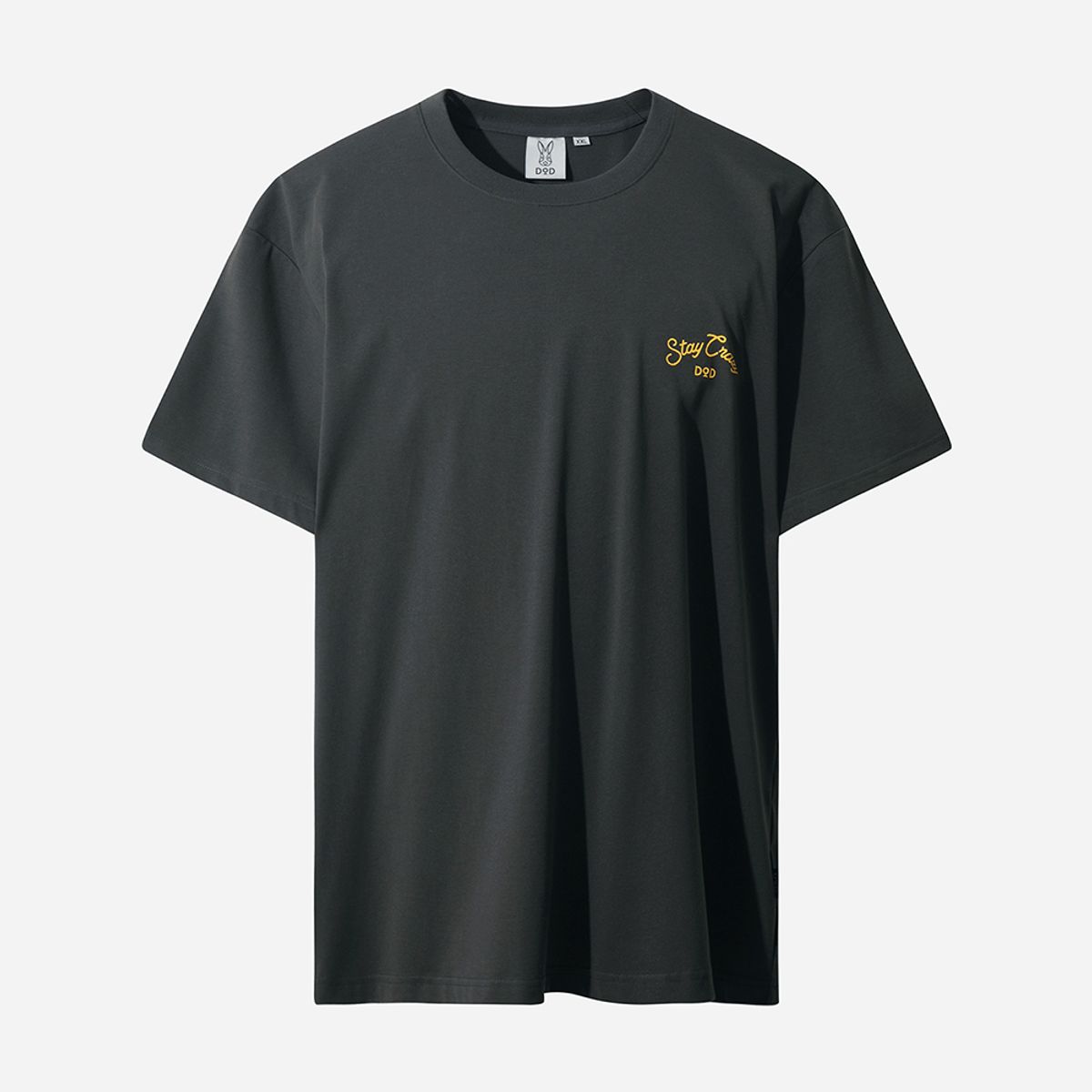 디오디(DOD) 스파이스업 라운드그래픽 반팔 티셔츠 남자(D.CHARCOAL GREY)