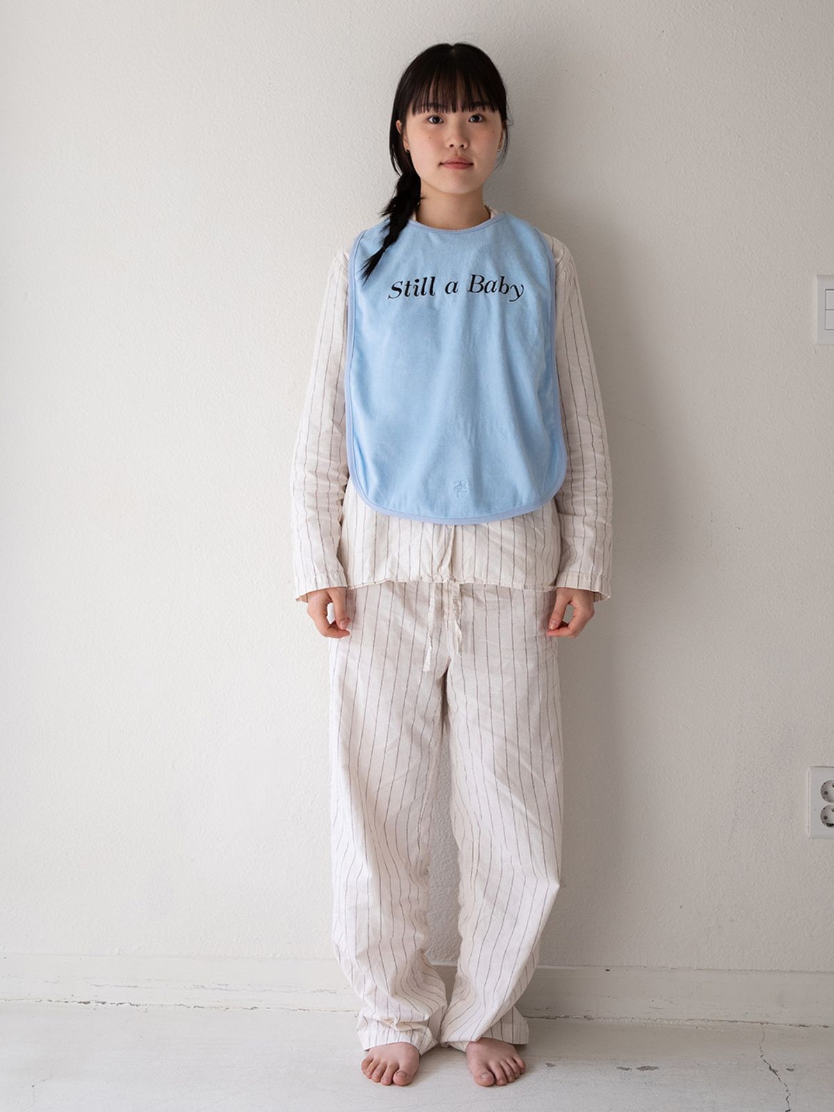샤이티모시(SHYTIMOTHEE) adult bib (skyblue) 성인용 턱받이 앞치마