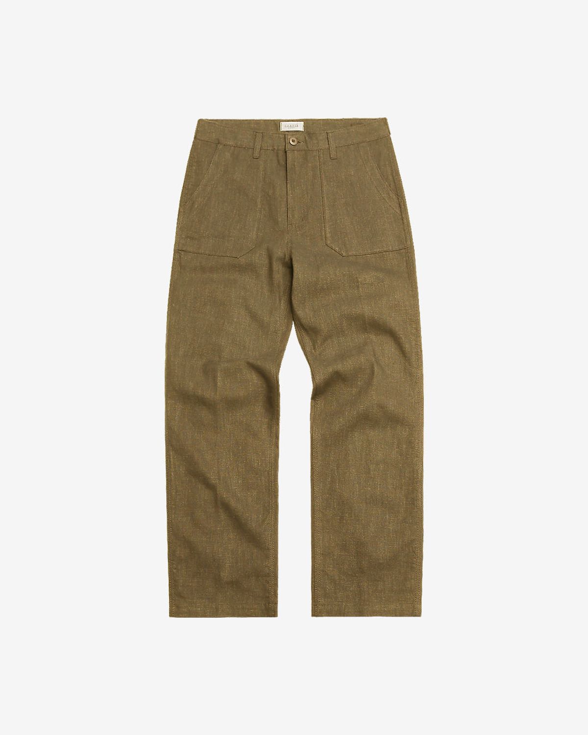 솔티(SORTIE) Utility Linen Fatigue Pants (Beige)