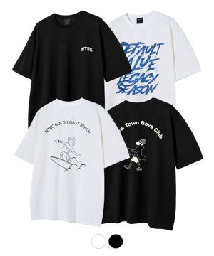 데일리 오버핏 그래픽 반팔티셔츠