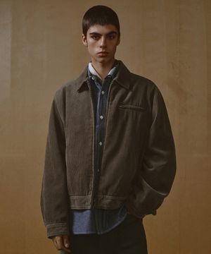 8W 코듀로이 워크 재킷 [토프 베이지]