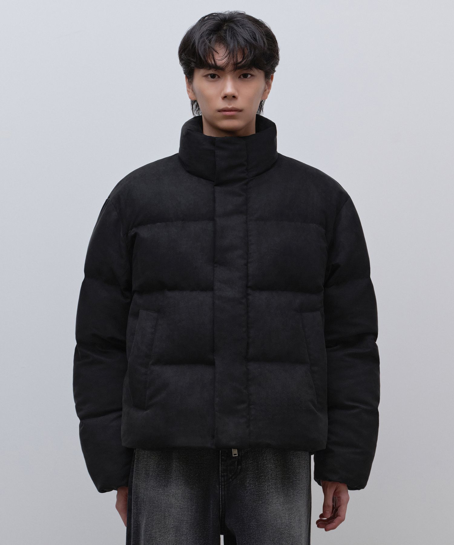 MUSINSA公式 | MUSINSA STANDARD Daily Puffer Synthetic Suede Short