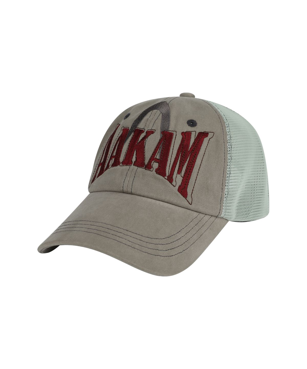 아캄(AAKAM) Needlework Symbol Ball Cap (Khaki)