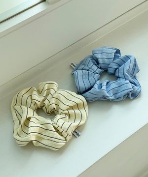 데일린 스트라이프 스크런치 - 2컬러