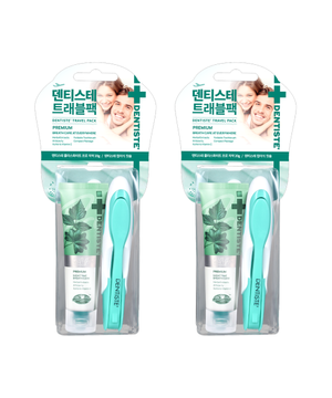 덴티스테 여행용 트래블팩 (치약칫솔구성) x 2개