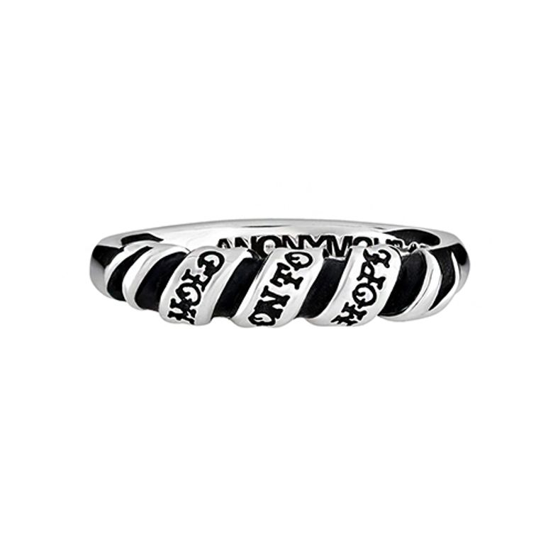 Twist Lettering Ring