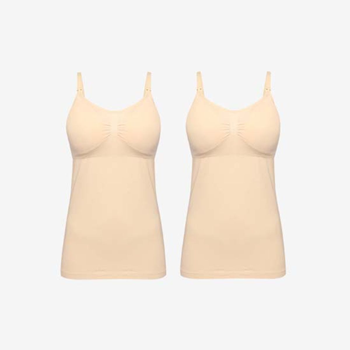 세컨스킨(2NDSKIN) [SET] 심리스 임부 뱀부 베이직 수유 캐미탑2종