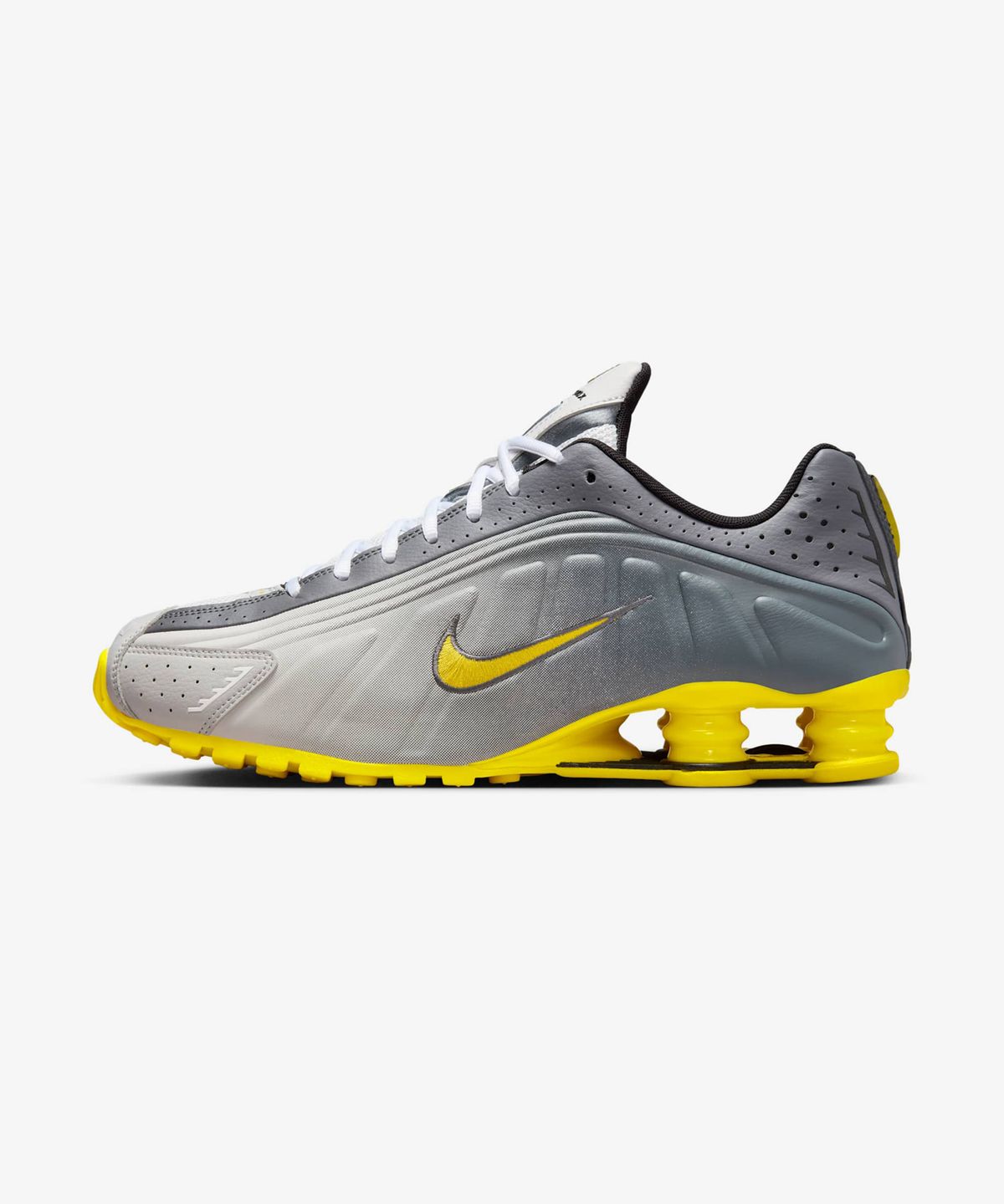 나이키(NIKE) 샥스 R4 SE M - 배스트 그레이:라이트 그래파이트:스모크 그레이:브라이트 시트론 / IH3397-078