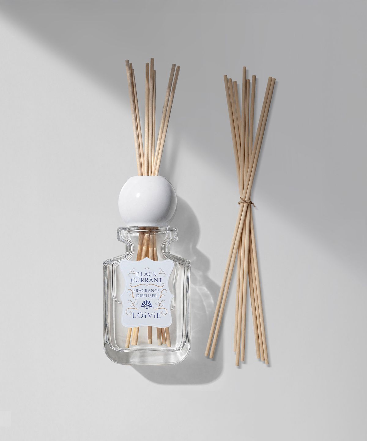 로이비(LOIVIE) 프래그런스 디퓨저 블랙 커런트 스틱 세트 100ml