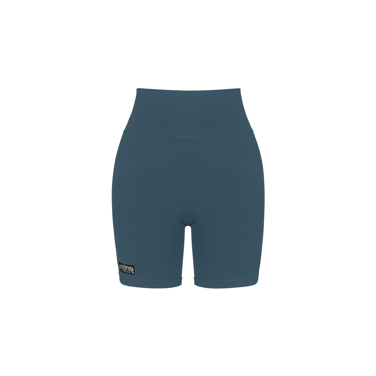 워너비즈핏(WANNABEZFIT) 파워 라벨 DEMI 3부 레깅스 스틸블루