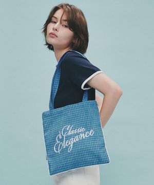 썸머 그리드 숄더백