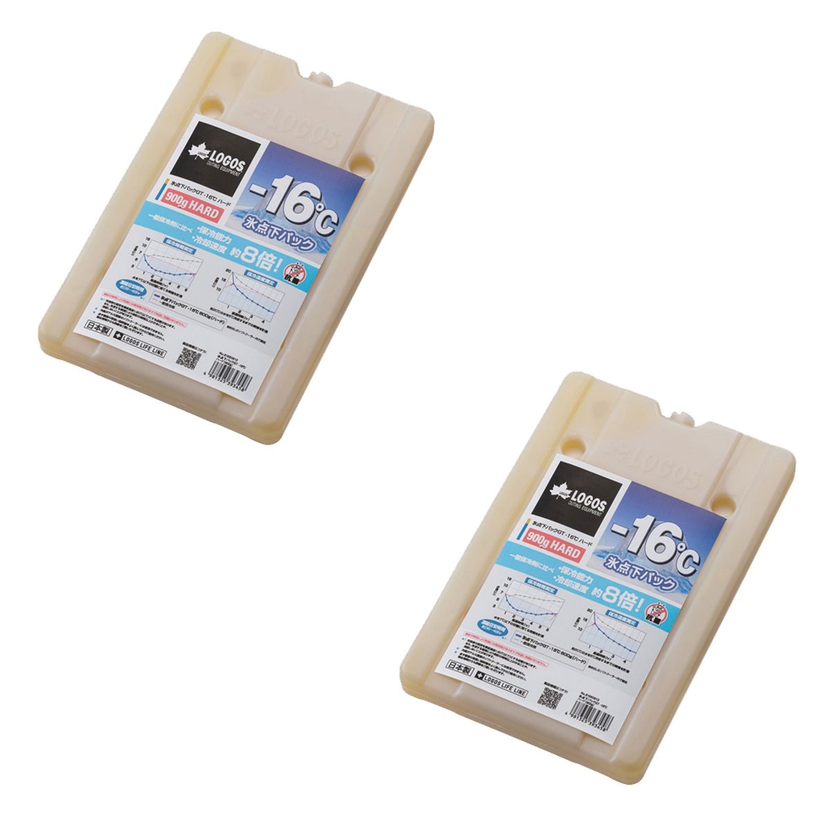 로고스(LOGOS) 빙점하 보냉 아이스팩 GT -16℃ 900g 2pack