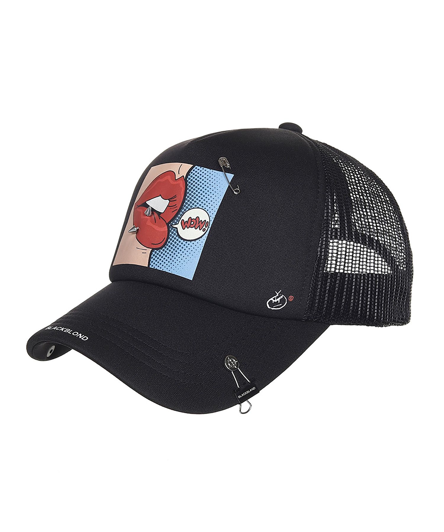 BLACKBLONDのBBD Pop Clash Trucker Mesh Cap 全2色 MUSINSA | BLACKBLOND Vivid Pop Clash Trucker Mesh Cap (Blue)