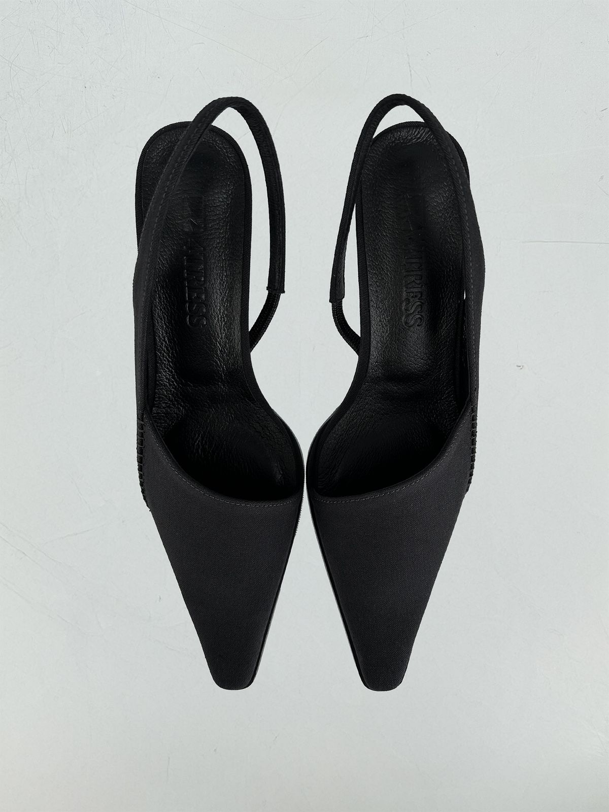 포트리스(4TRESS) STITCHED SLINGBACKS 01 BLACK