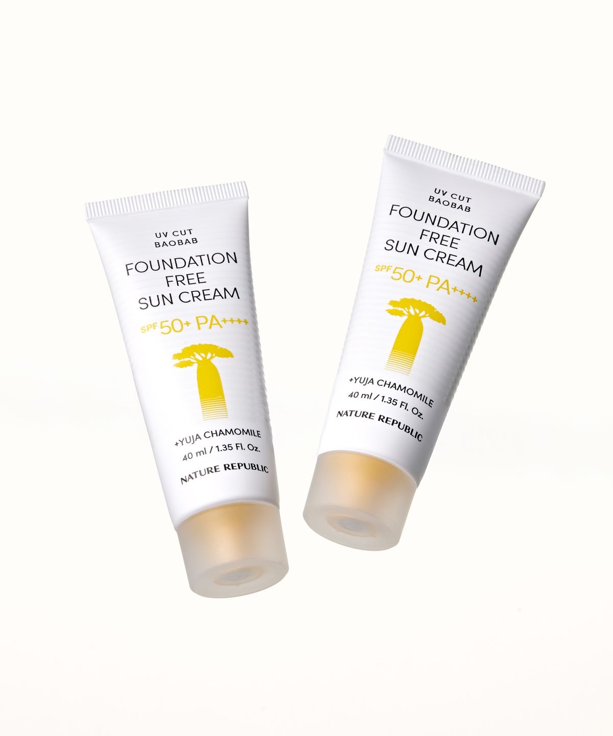 네이처리퍼블릭(NATURE REPUBLIC) [2pack] 유브이컷 바오밥 파데프리 선크림 SPF50+ PA++++