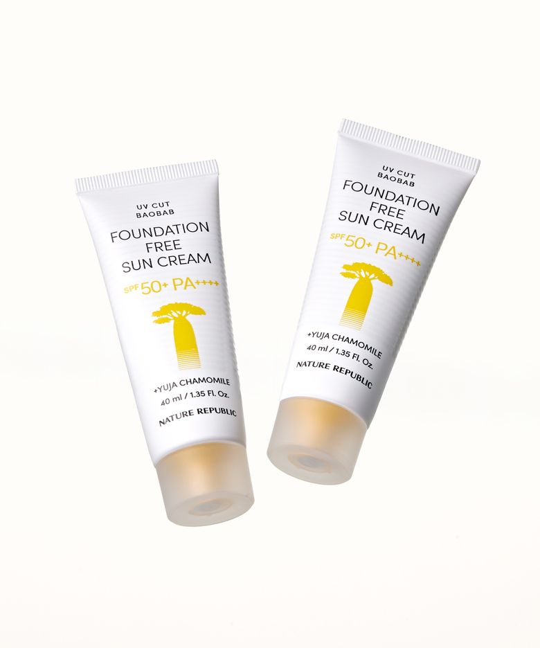 [2pack] 유브이컷 바오밥 파데프리 선크림 SPF50+ PA++++