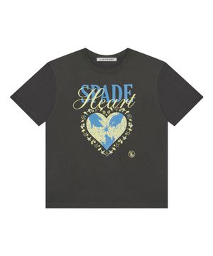 L19 HEART SPADE T-SHIRT(CHARCOAL)