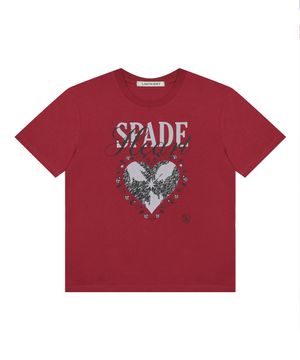 L19 HEART SPADE T-SHIRT(RED)