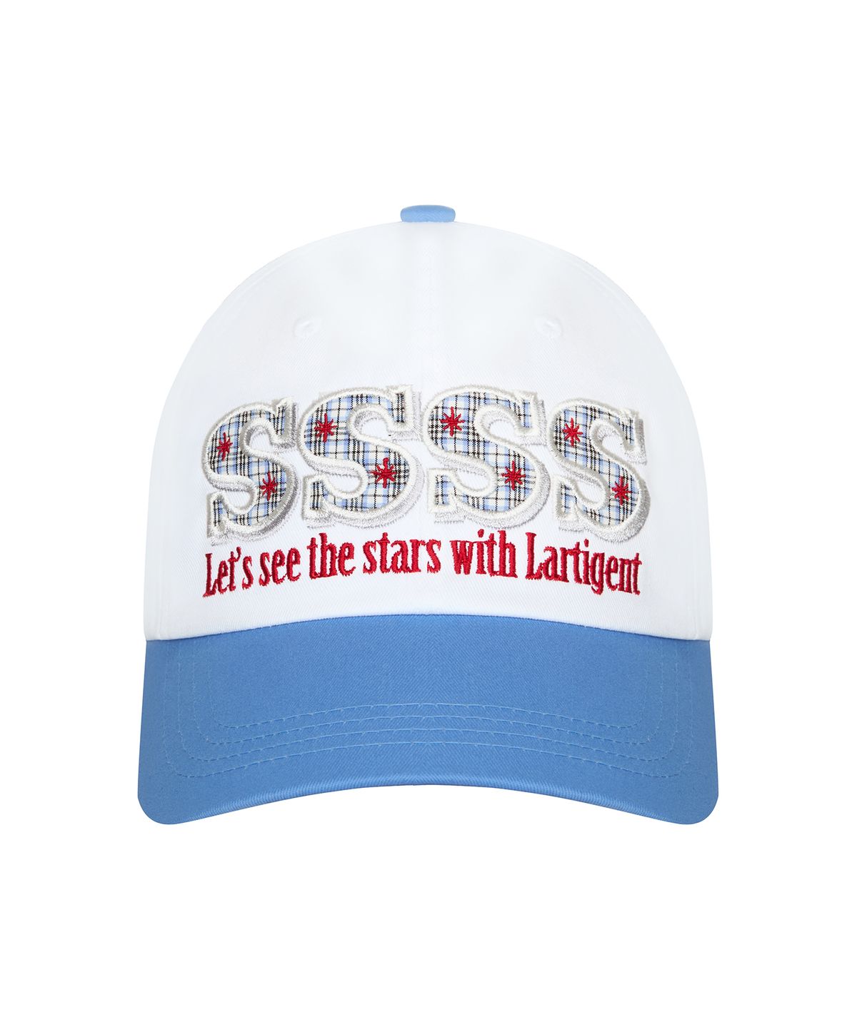 라티젠(LARTIGENT) L19 STAR PATCH BALL CAP(WHITE)