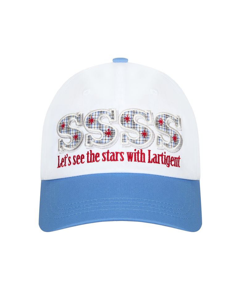 L19 STAR PATCH BALL CAP(WHITE)