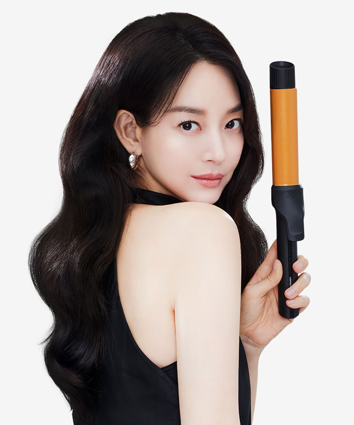 글램팜(GLAMPALM) [GP628AM] 글램뮤즈 컬링 아이롱 32mm (오리지널블랙) 봉고데기 웨이브
