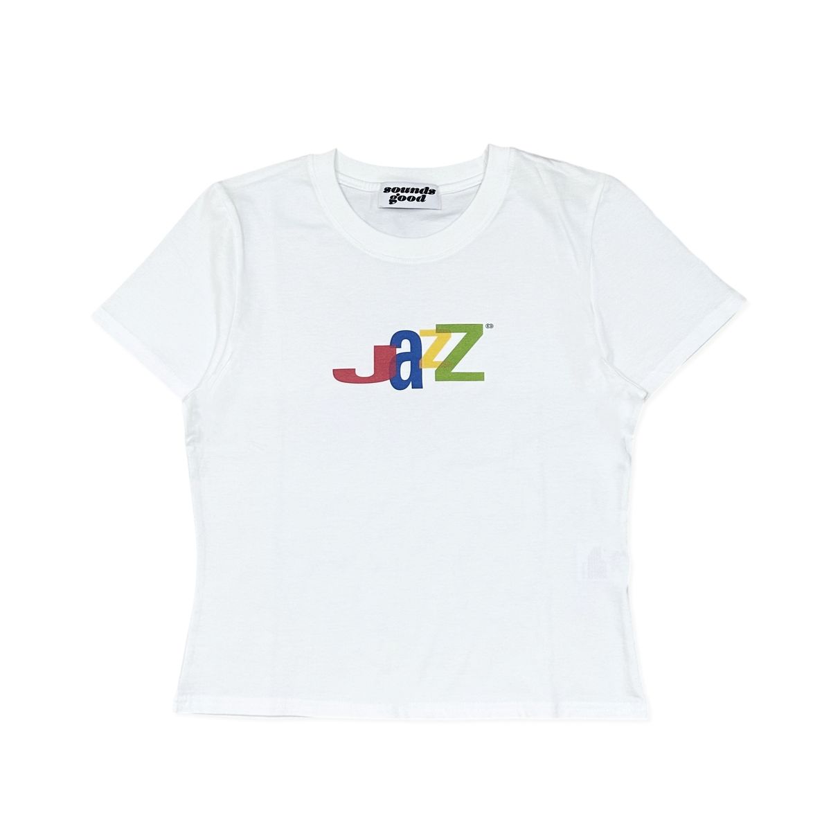 사운즈굿(SOUNDS GOOD) JazZ Tee (Women) - White