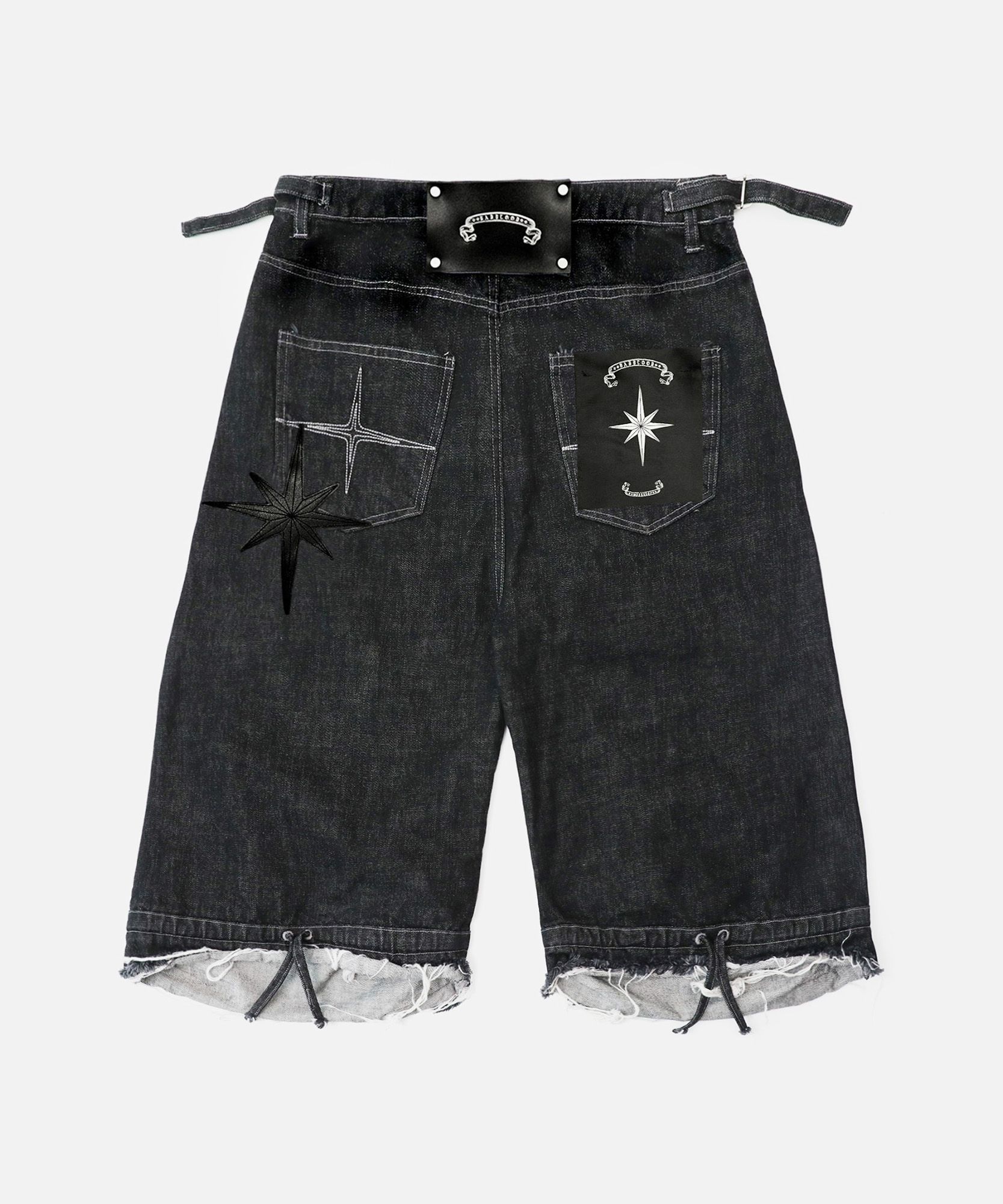 【BADBLOOD】 Mystic Patch Bermuda Pants ♥2Colors Mystic Patch Bermuda Pants - Washed White – BADBLOOD TAIWAN