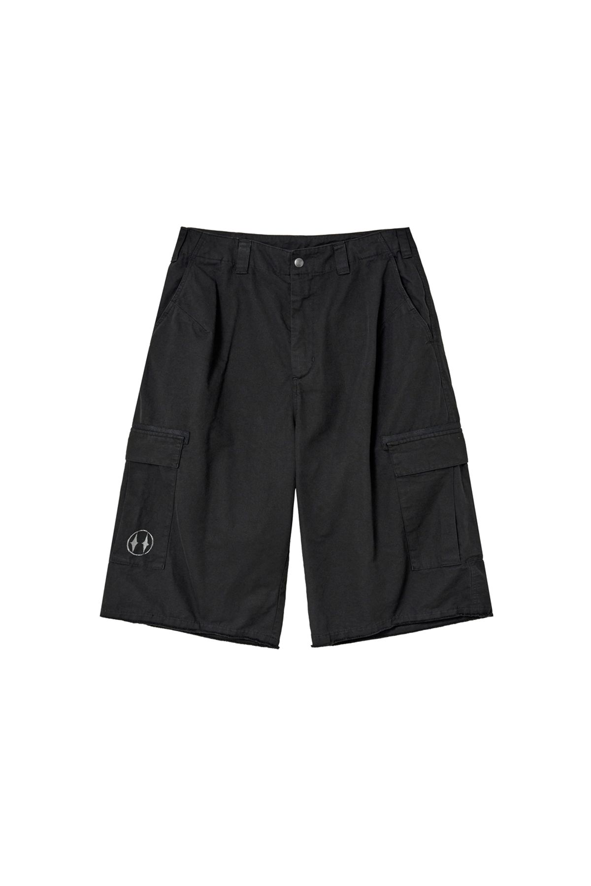 해칭룸(HATCHINGROOM) Twinkle Cargo Shorts Black