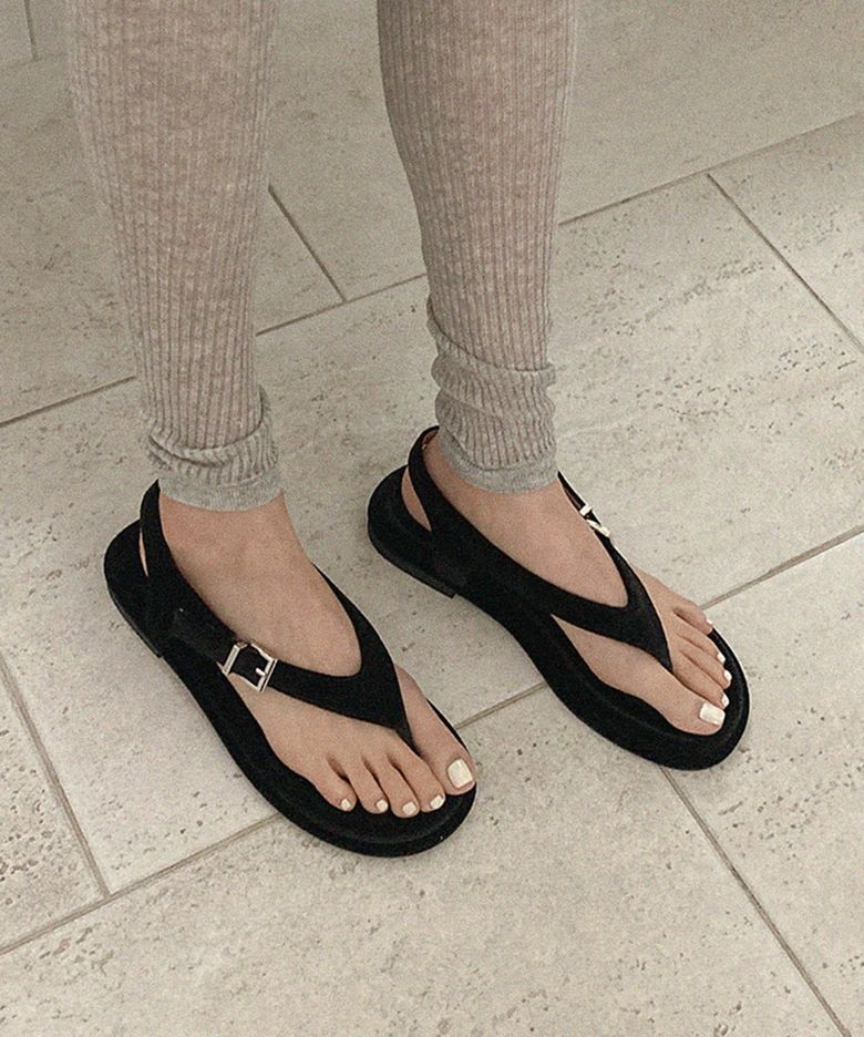bluessi velvet 쪼리 샌들  3cm 1color