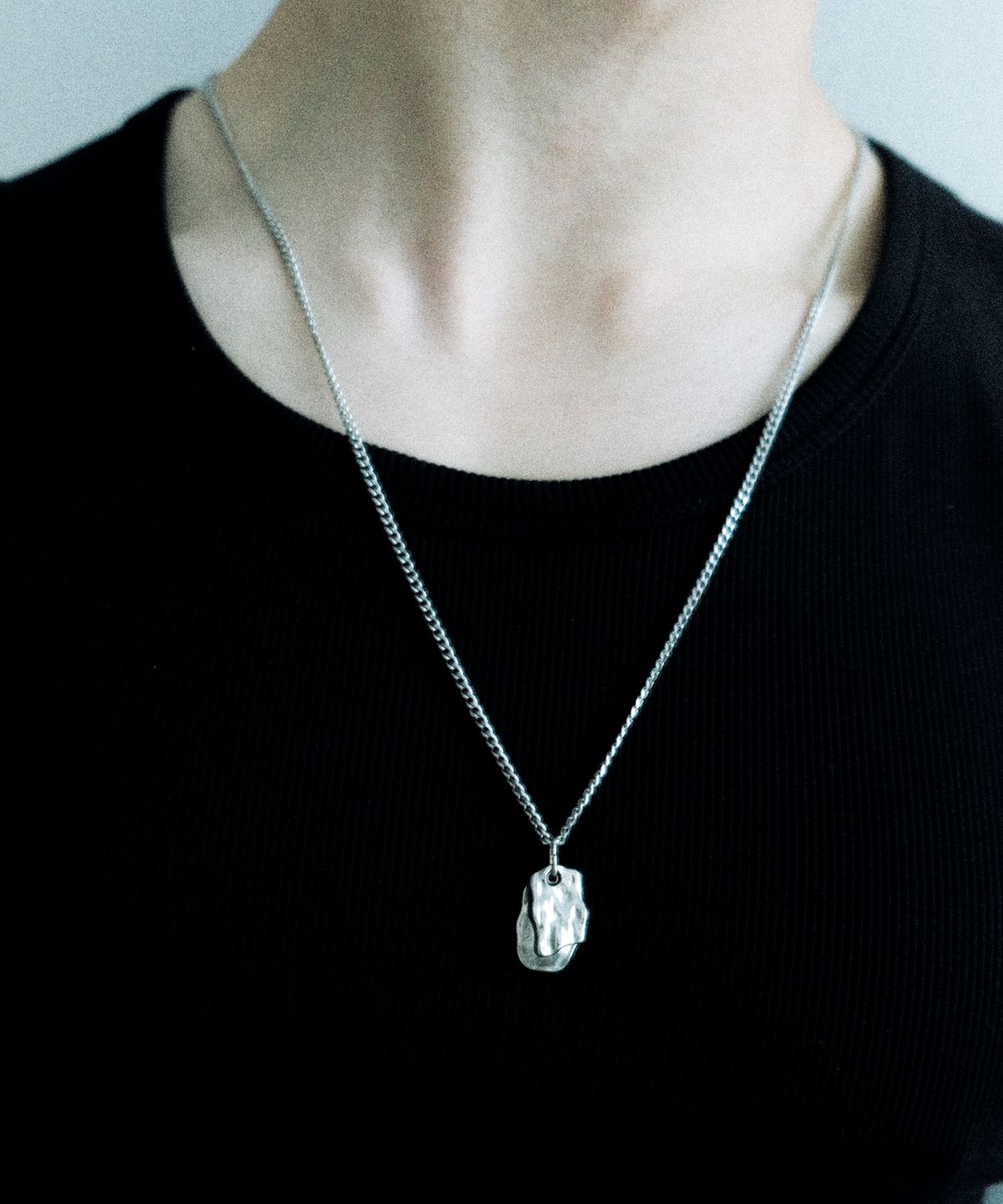 네이키드블러드(NAKEDBLOOD) [HANDMADE] Melted Twin Tag Necklace