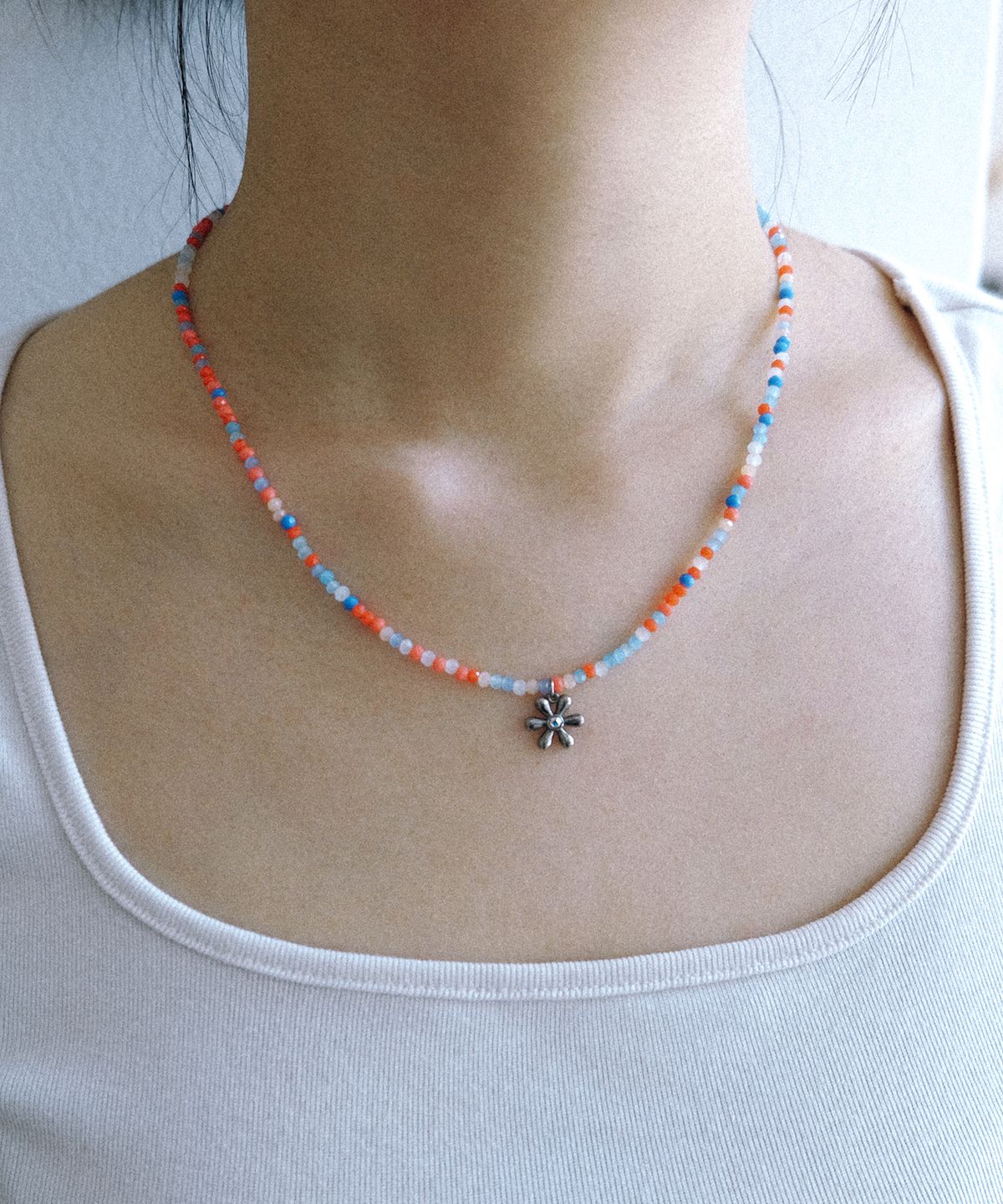 네이키드블러드(NAKEDBLOOD) [HANDMADE] Tiny Bloom Necklace