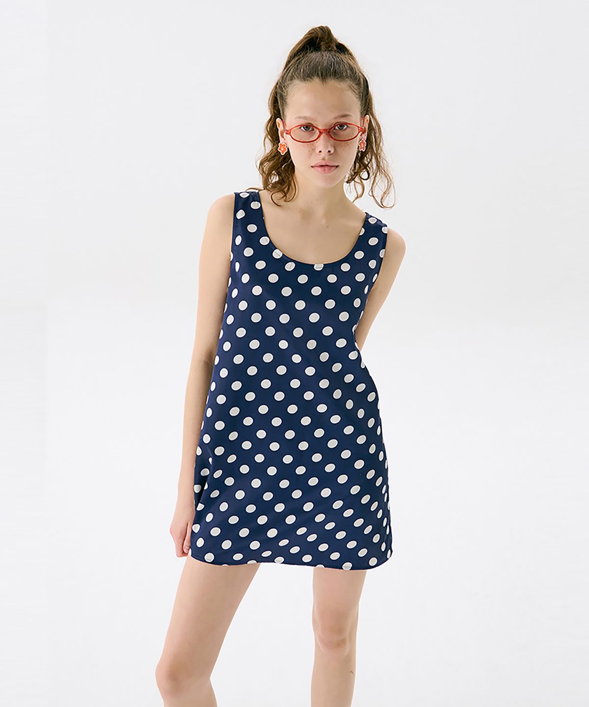 준준스페이스(JUNEJUNE SPACE) Little JuneJune Dress_Navy(리틀 준준 드레스_네이비)